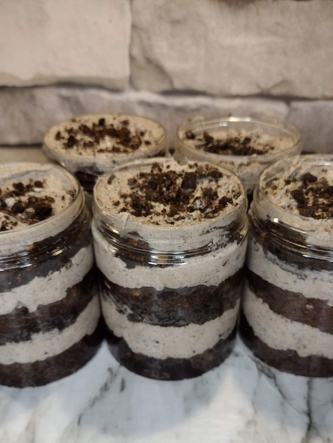 Oreo Brownie Cake Jar