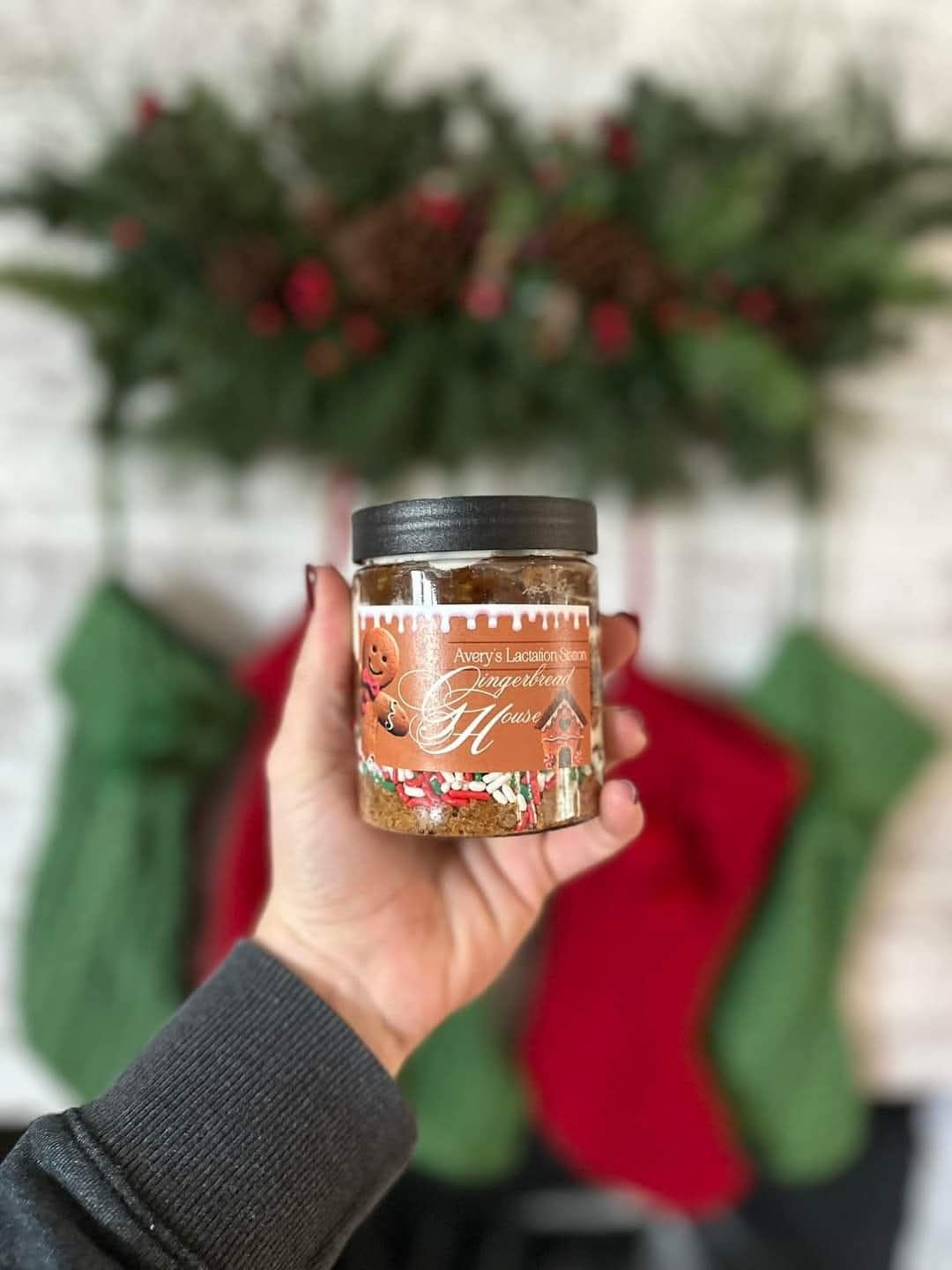 Gingerbread Cake Jar