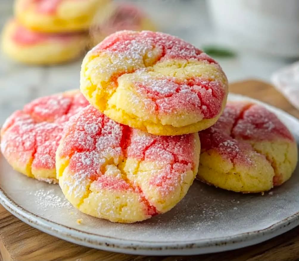 Pink Lemonade Swirl Cookies
