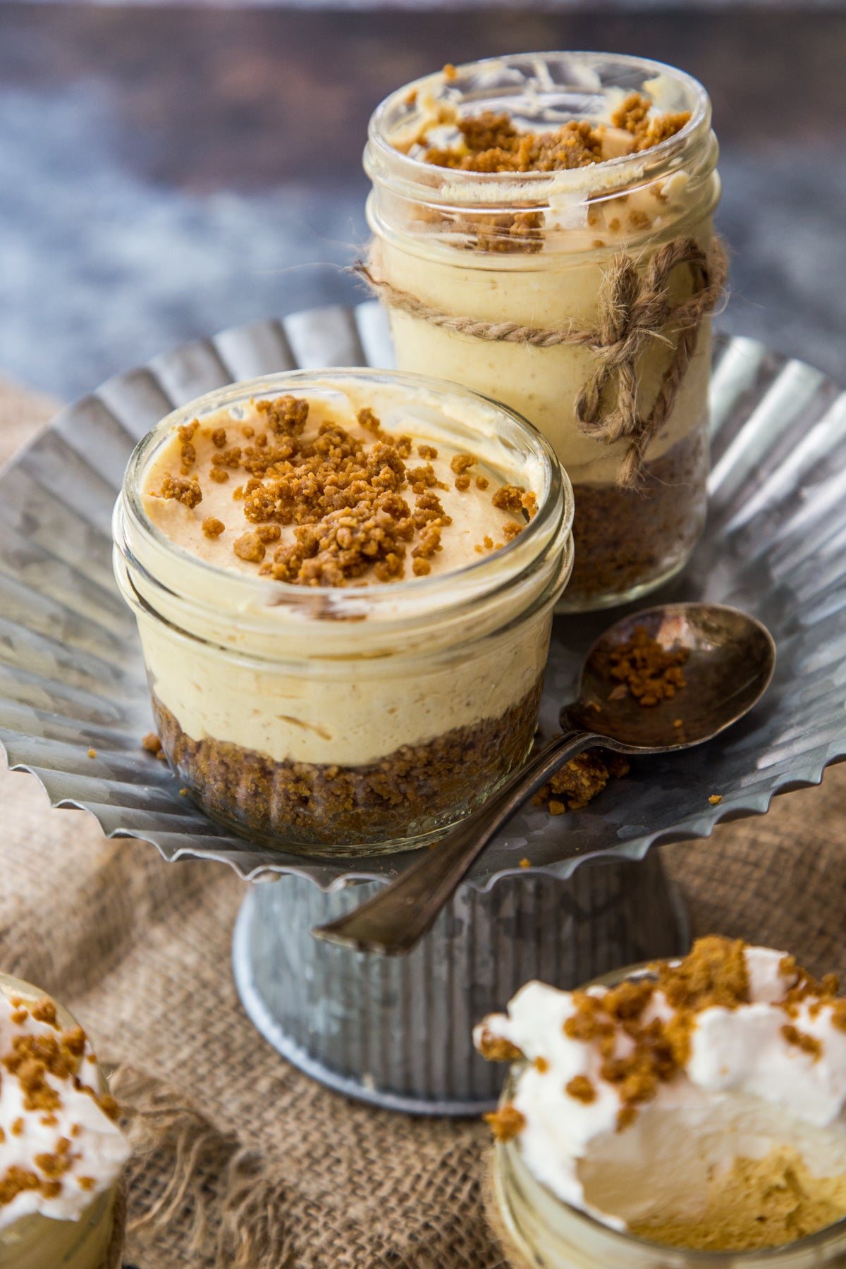 Pumpkin Snickerdoodle Cheesecake Jar