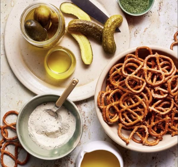 Dill Pickle Pretzels