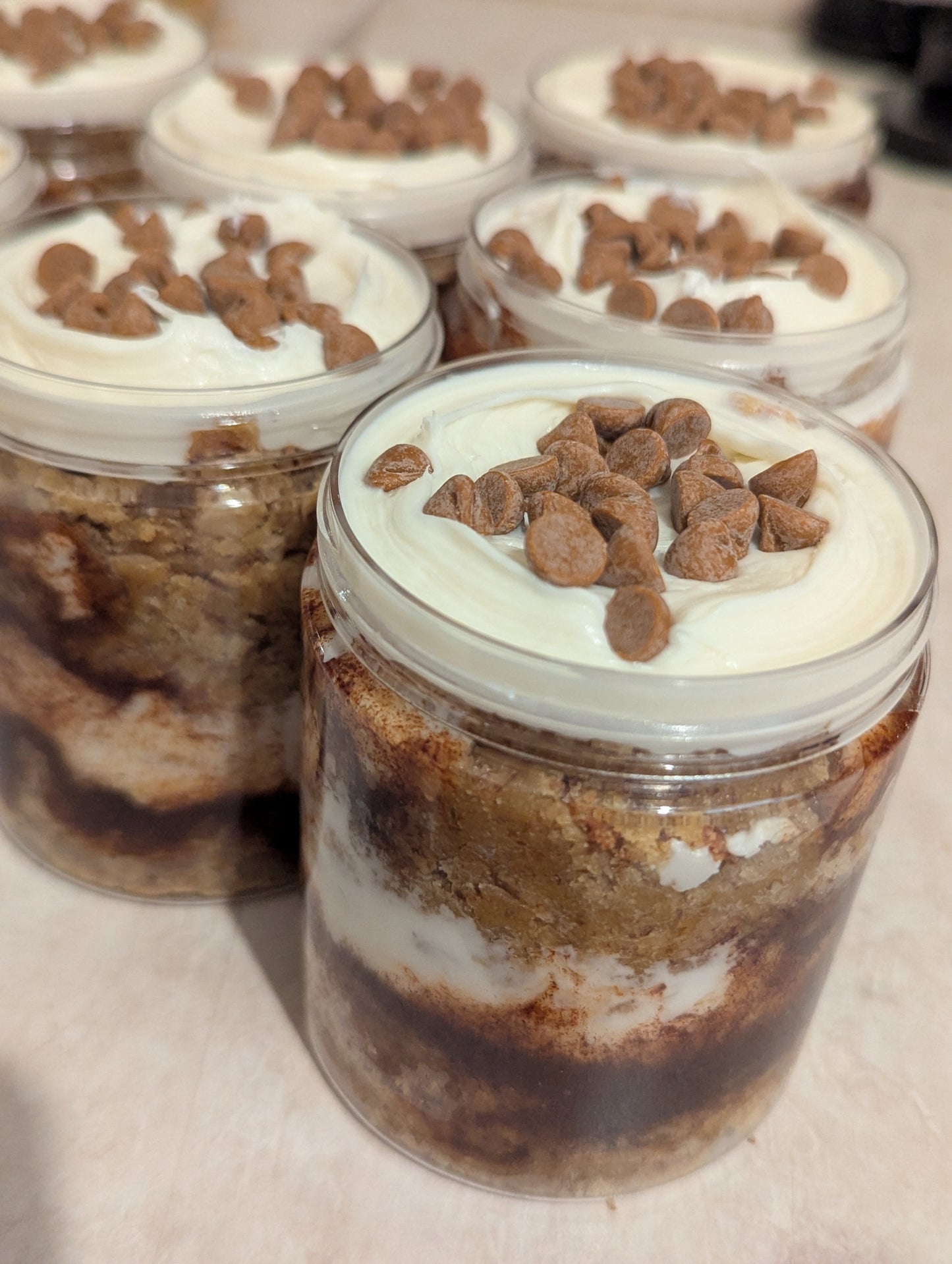 Cinnamon Roll Cake Jar