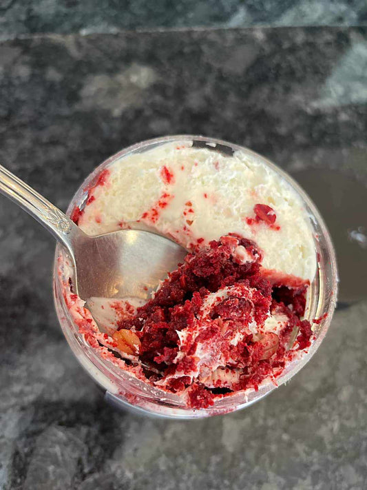 Red Velvet Cake Jar