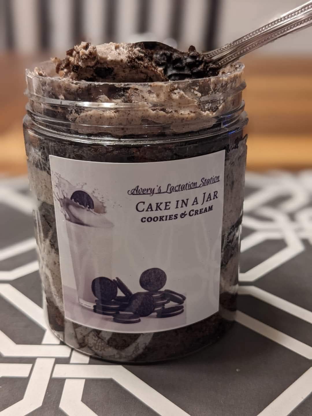 Oreo Brownie Cake Jar