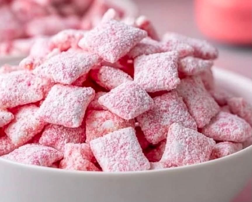 Strawberry Cheesecake Puppy Chow Mix