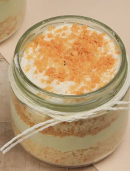 Orange Mimosa Cake Jar