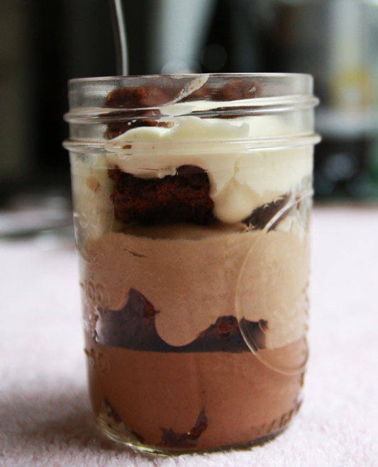 Nutella Cheesecake Jar