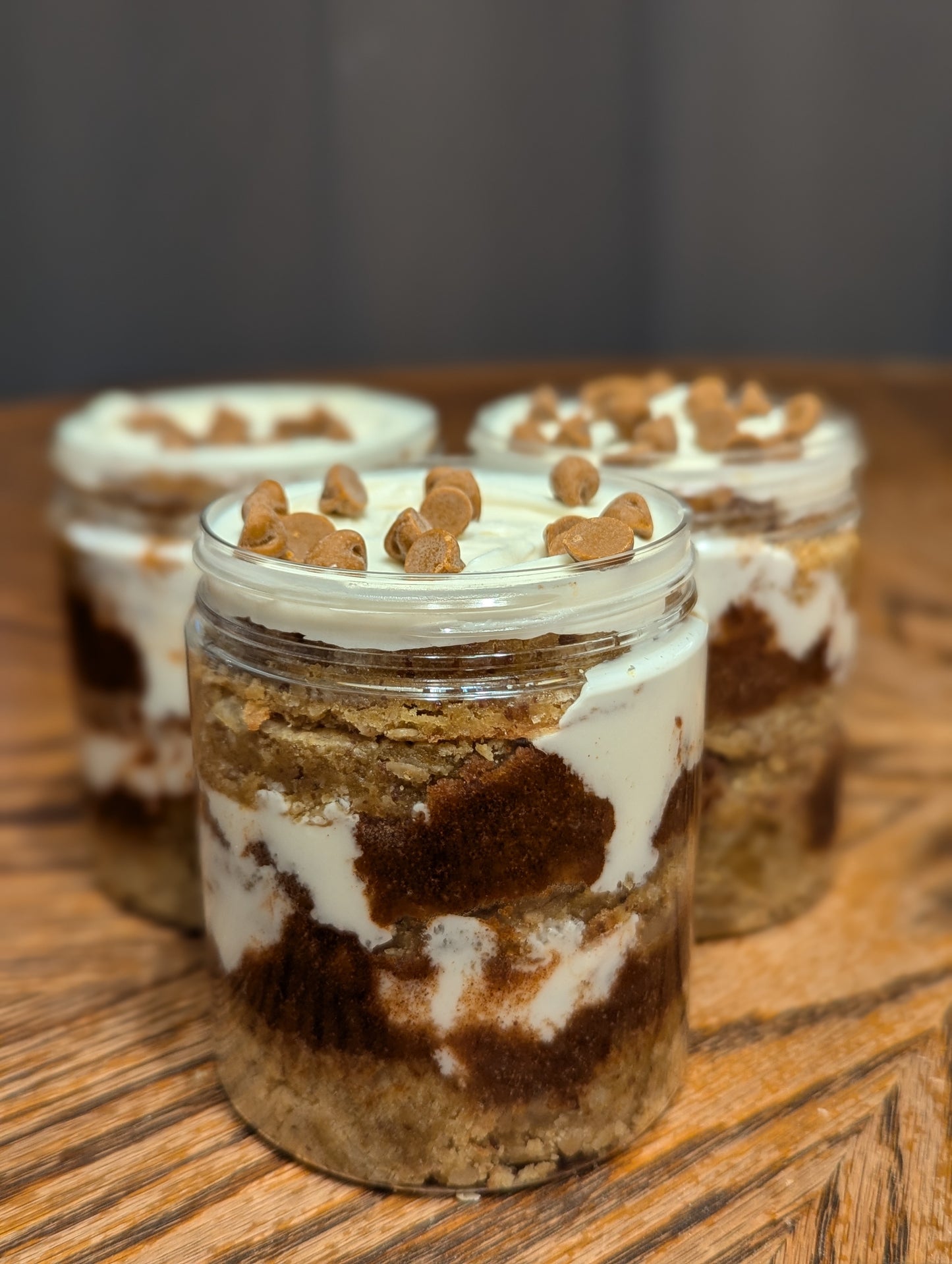 Cinnamon Roll Cake Jar