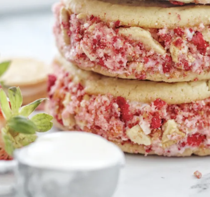 Strawberry Shortcake Puffs