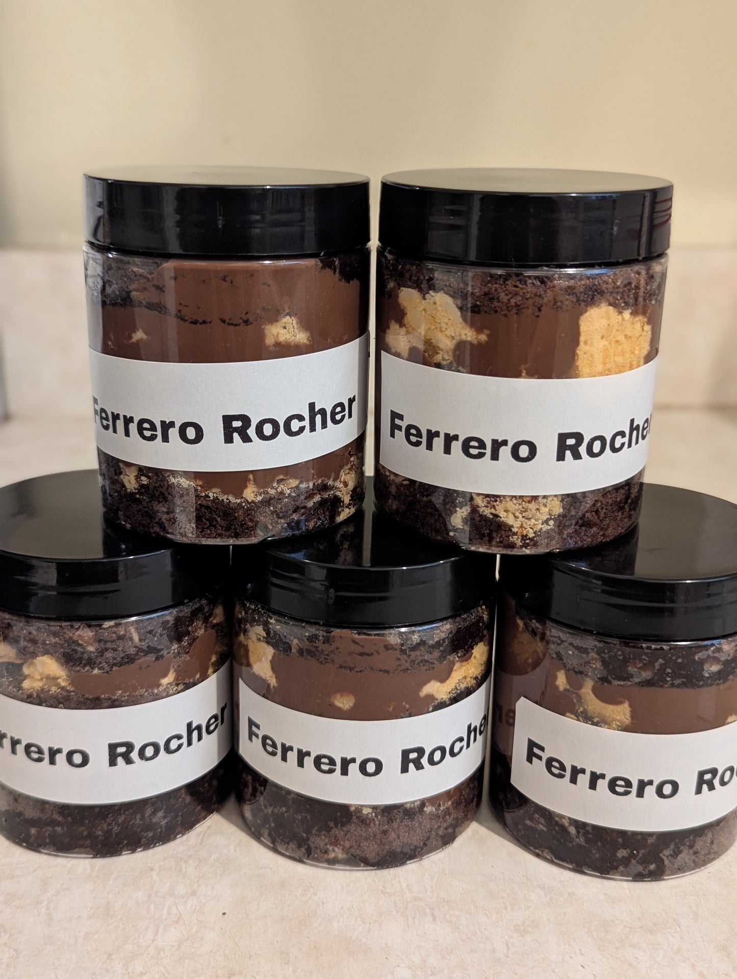 Ferrero Rocher Cake Jar